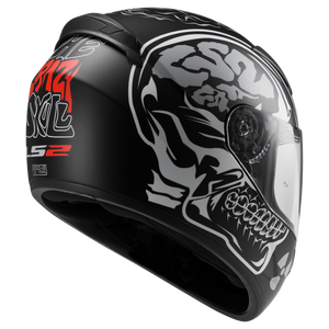 CASCO LS2 ROOKIE X RAY NEGRO MATE FF352.50 PULSAR R6R FZ R1