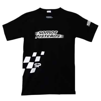 Playera Oficial SP01 Negra-Blanco
