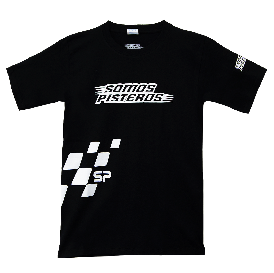 Playera Oficial SP01 Negra-Blanco