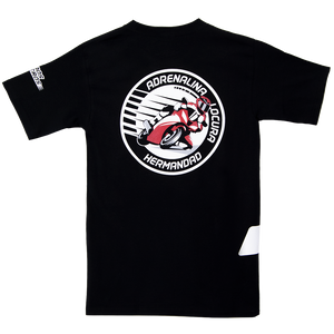 Playera Oficial SP01 Negra-Blanco