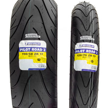 Cargar imagen en el visor de la galería, Kit Michelin PILOT ROAD 2 120/70 Y 190/50