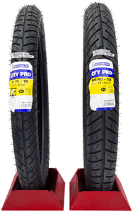 LLANTAS MICHELIN 2.75 18 Y 90/90 18 CITY PRO CGL125 YBR 125