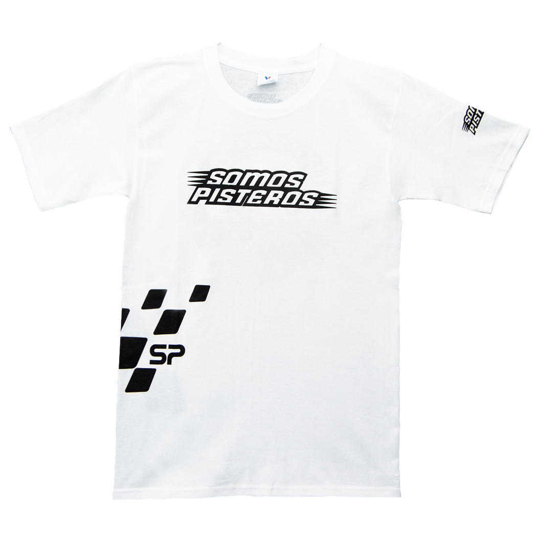 Playera Oficial SP01 Blanco-Amarillo