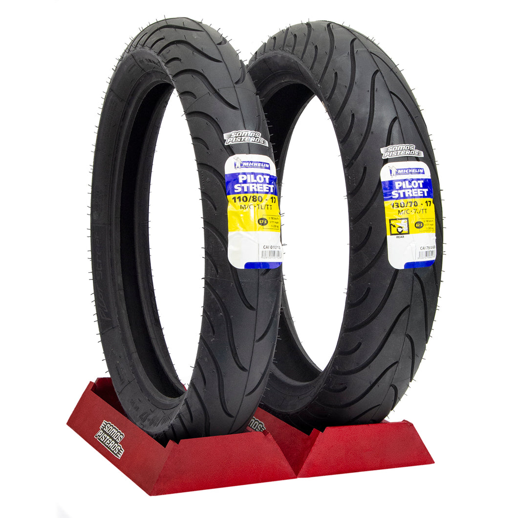 Llantas Michelin 130/70 17 Y 110/80 17 Pilot Street Tubeless