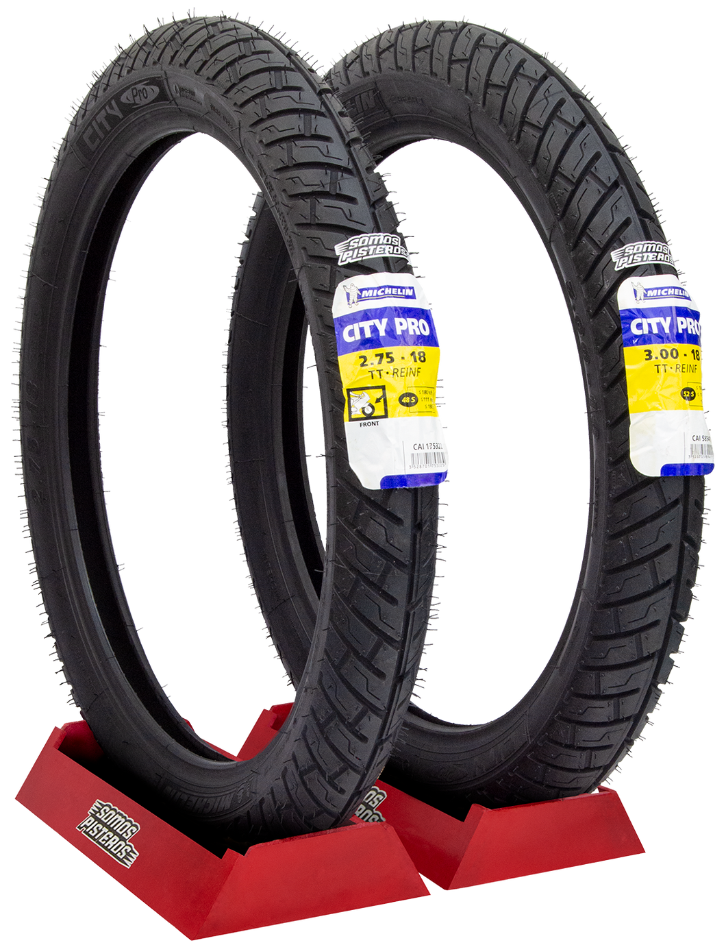 LLANTAS MICHELIN 2.75 18 Y 3.00 18 CITY PRO DT FT 150 EN 125