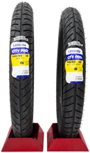 Cargar imagen en el visor de la galería, LLANTAS MICHELIN 100/90 18 56p Y 90/90 18 57p CITY PRO