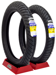 LLANTAS MICHELIN 100/90 18 56p Y 90/90 18 57p CITY PRO