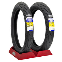 Cargar imagen en el visor de la galería, Kit de Llantas Michelin 110/80-17 Y 90/90-17 F Pilot Street Tubeless