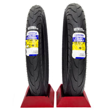 Cargar imagen en el visor de la galería, Kit de Llantas Michelin 110/80-17 Y 90/90-17 F Pilot Street Tubeless