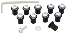 Cargar imagen en el visor de la galería, 10 Tornillos M5 Grapa Goma Carenado Mica R6r R1 Gsxr 600rr