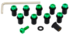 Cargar imagen en el visor de la galería, 10 Tornillos M5 Grapa Goma Carenado Mica R6r R1 Gsxr 600rr