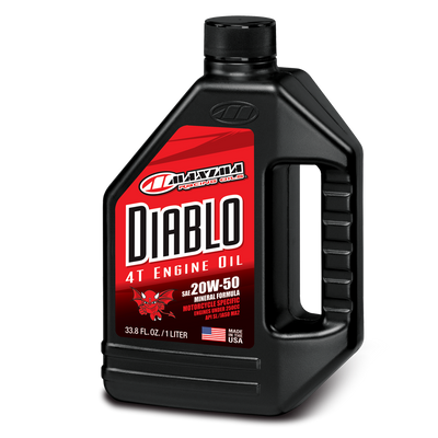 Aceite Maxima 20w50 DIABLO Mineral Baja cc Pulsar Fz Gixxer