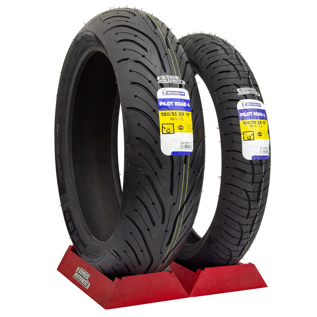 Kit Michelin PILOT ROAD 4 120/70 Y 180/55