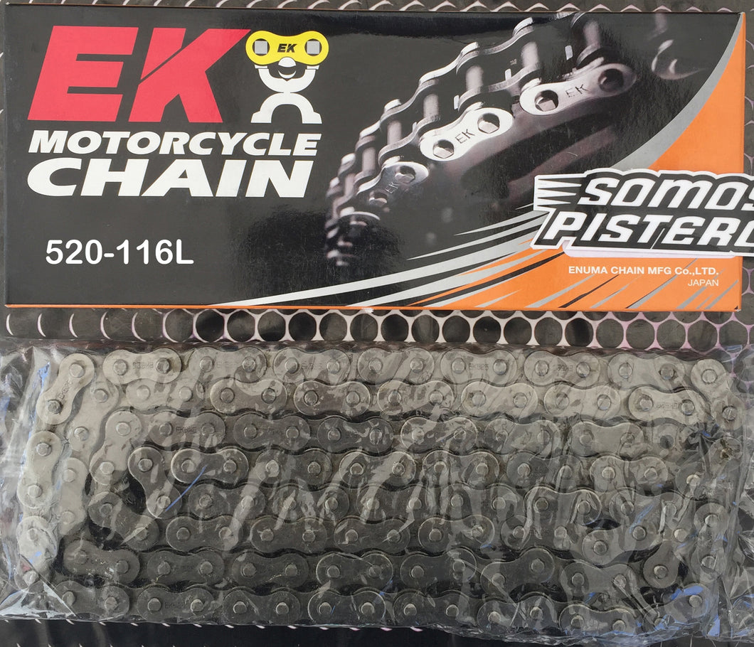Cadena Ek 520 116l Sin O-ring Pulsar Zx6r R3