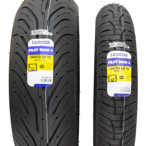 Kit Michelin PILOT ROAD 4 120/70 Y 190/50