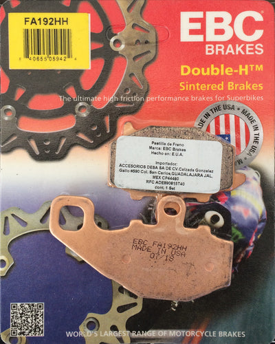 Balatas Tras EBC HH  ZX6R 96 98 03 07 12 ZX10R 04 07 08 10