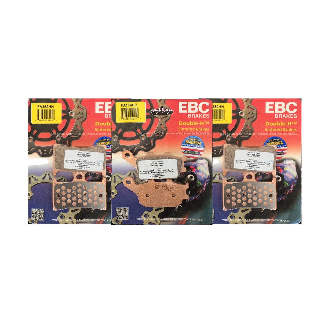 Kit Balatas EBC HH Del Tras R6S 2003 A 2009 FZ07 FZ09