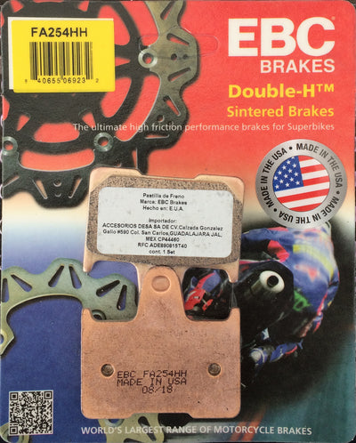 Balatas Tras EBC HH GSXR 600 750 04 05 GSXR 1000 04 06