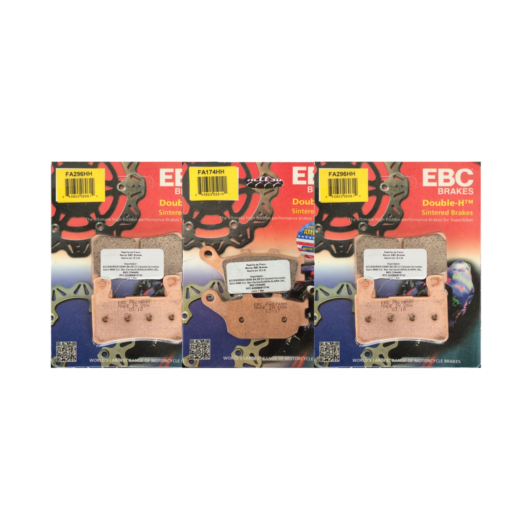 Kit Balatas EBC HH Del Tras Honda 600RR 03-04 954 929 F4 F4i 900rr 98-99