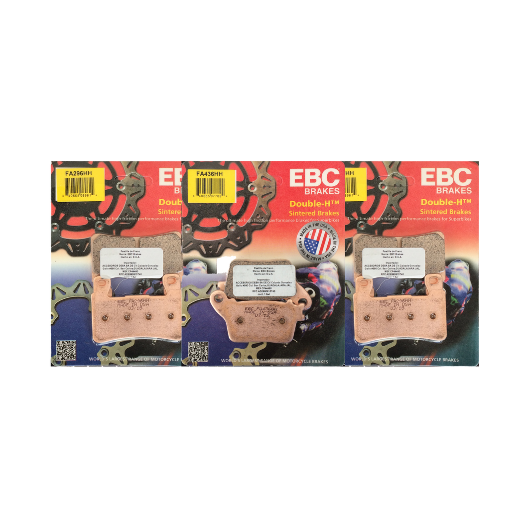 Kit Balatas EBC HH Del Tras Kawasaki ZX6R (636) 2013 a 2019
