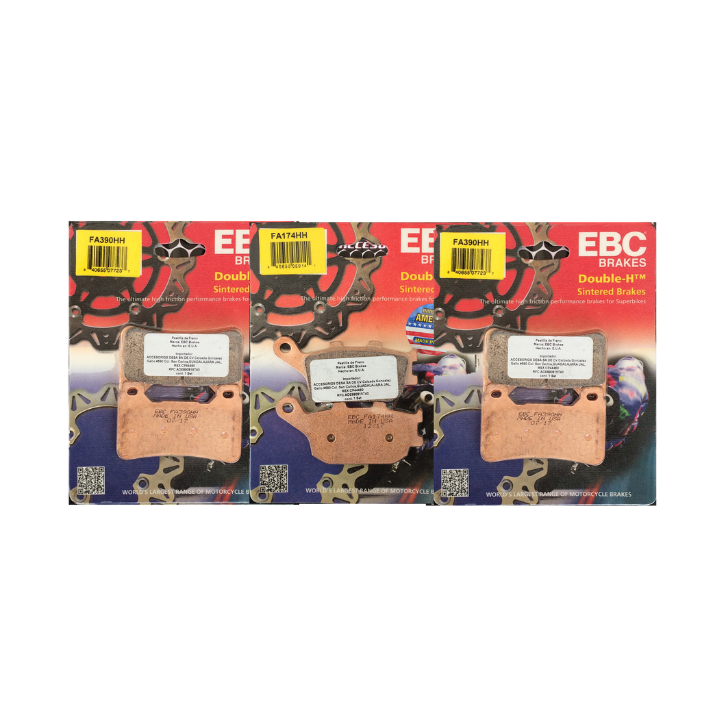 Kit Balatas EBC HH Del Tras Honda 600rr 2005 2006 1000rr 2004 2005