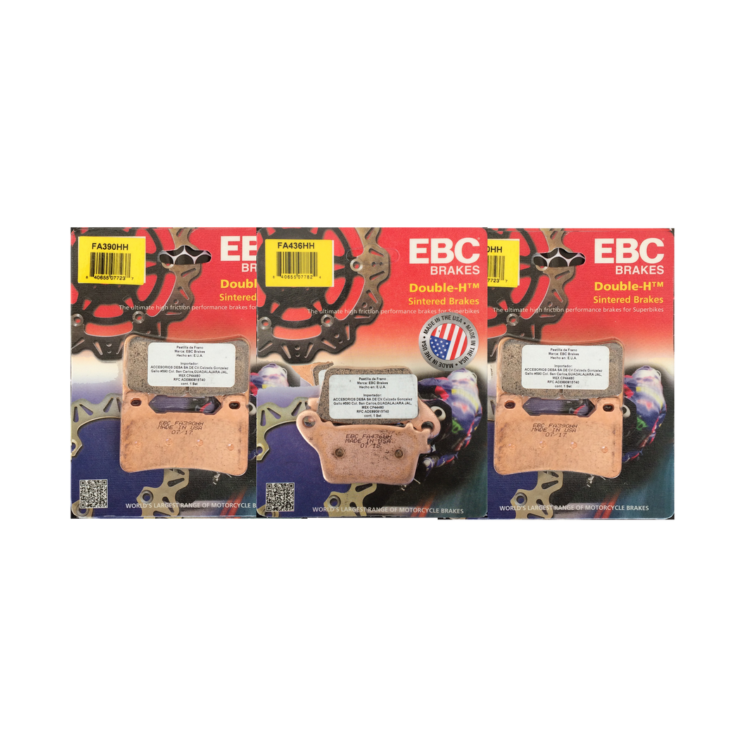 Kit Balatas EBC HH Del Tras Honda CBR 600 RR 07-16 CBR 1000 RR 06-16