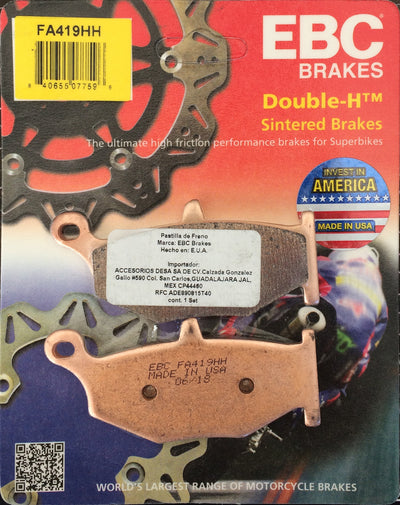 Balatas Tras EBC HH GSXR 600 750 06 10 1000 07 08 HAYABUSA 8