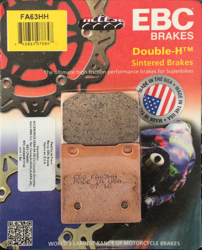 Balatas Tras EBC HH GSXR 600 97 03 750 00 03 HAYABUSA ZX7R