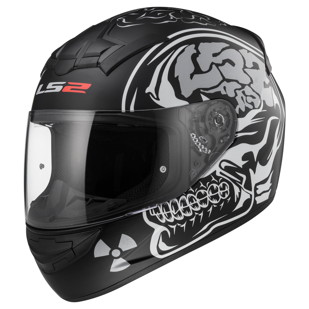 CASCO LS2 ROOKIE X RAY NEGRO MATE FF352.50 PULSAR R6R FZ R1