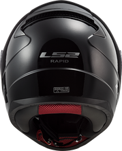 Cargar imagen en el visor de la galería, CASCO LS2 RAPID SOLID NEGRO MATE FF353 PULSAR R6R FZ R1 R15