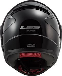 CASCO LS2 RAPID SOLID NEGRO MATE FF353 PULSAR R6R FZ R1 R15