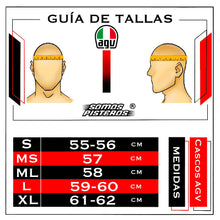 Cargar imagen en el visor de la galería, CASCO CERRADO AGV K1 TOP WINTER TEST 2015 R6R R1 GSXR CBR ZX