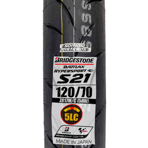 Llanta Bridgestone 120/70 S21 R 5 Capas R6R R1 S1000RR ZX6