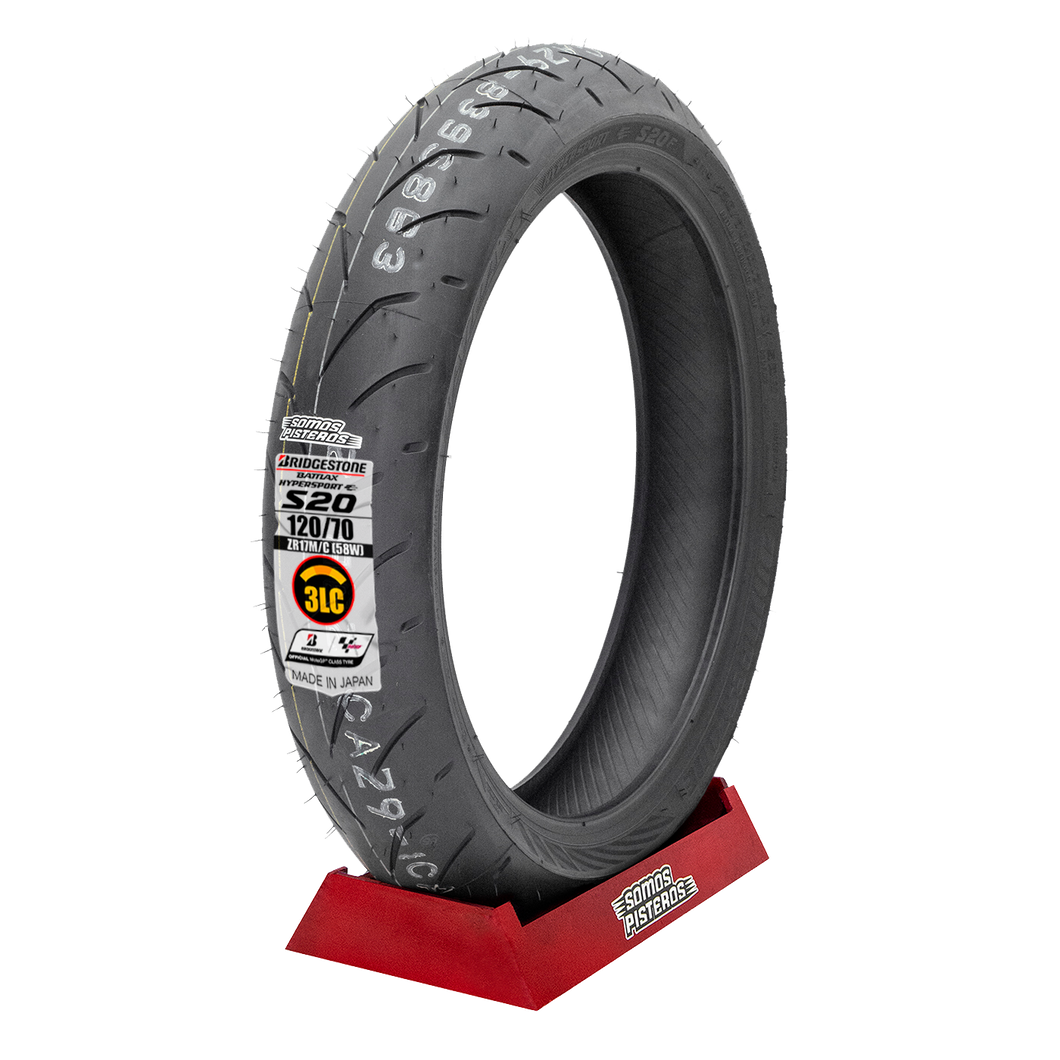 Llanta Bridgestone 120/70 S20 EVO 3 Capas R6R R1 S1000RR ZX6