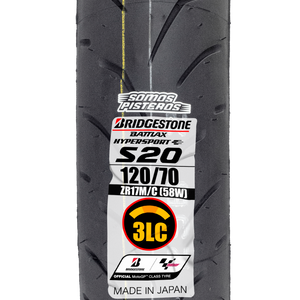 Llanta Bridgestone 120/70 S20 EVO 3 Capas R6R R1 S1000RR ZX6