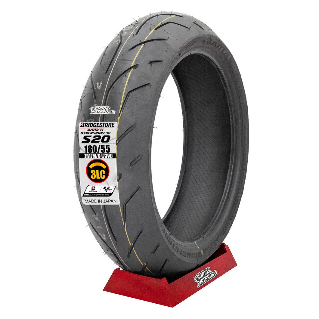 Llanta Bridgestone 180/55 S20 EVO 3 Capas R6R ZX6R GSXR 600R
