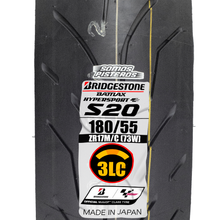 Cargar imagen en el visor de la galería, Llanta Bridgestone 180/55 S20 EVO 3 Capas R6R ZX6R GSXR 600R