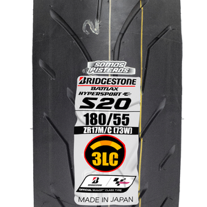 Llanta Bridgestone 180/55 S20 EVO 3 Capas R6R ZX6R GSXR 600R