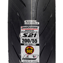 Cargar imagen en el visor de la galería, Llanta Bridgestone 200/55 S21 R 5 Capas S1000RR R1 PANIGALE