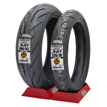 Cargar imagen en el visor de la galería, Llantas 120/70 Y 180/55 BRIDGESTON S21 5 CAPAS R6R ZX6R GSXR