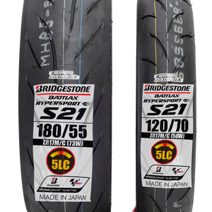 Llantas 120/70 Y 180/55 BRIDGESTON S21 5 CAPAS R6R ZX6R GSXR