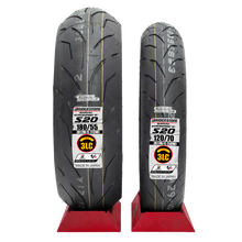 Cargar imagen en el visor de la galería, Llantas 120/70 Y 180/55 BRIDGESTONE S20 EVO 3 CAPAS R6R ZX6R