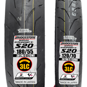 Llantas 120/70 Y 180/55 BRIDGESTONE S20 EVO 3 CAPAS R6R ZX6R