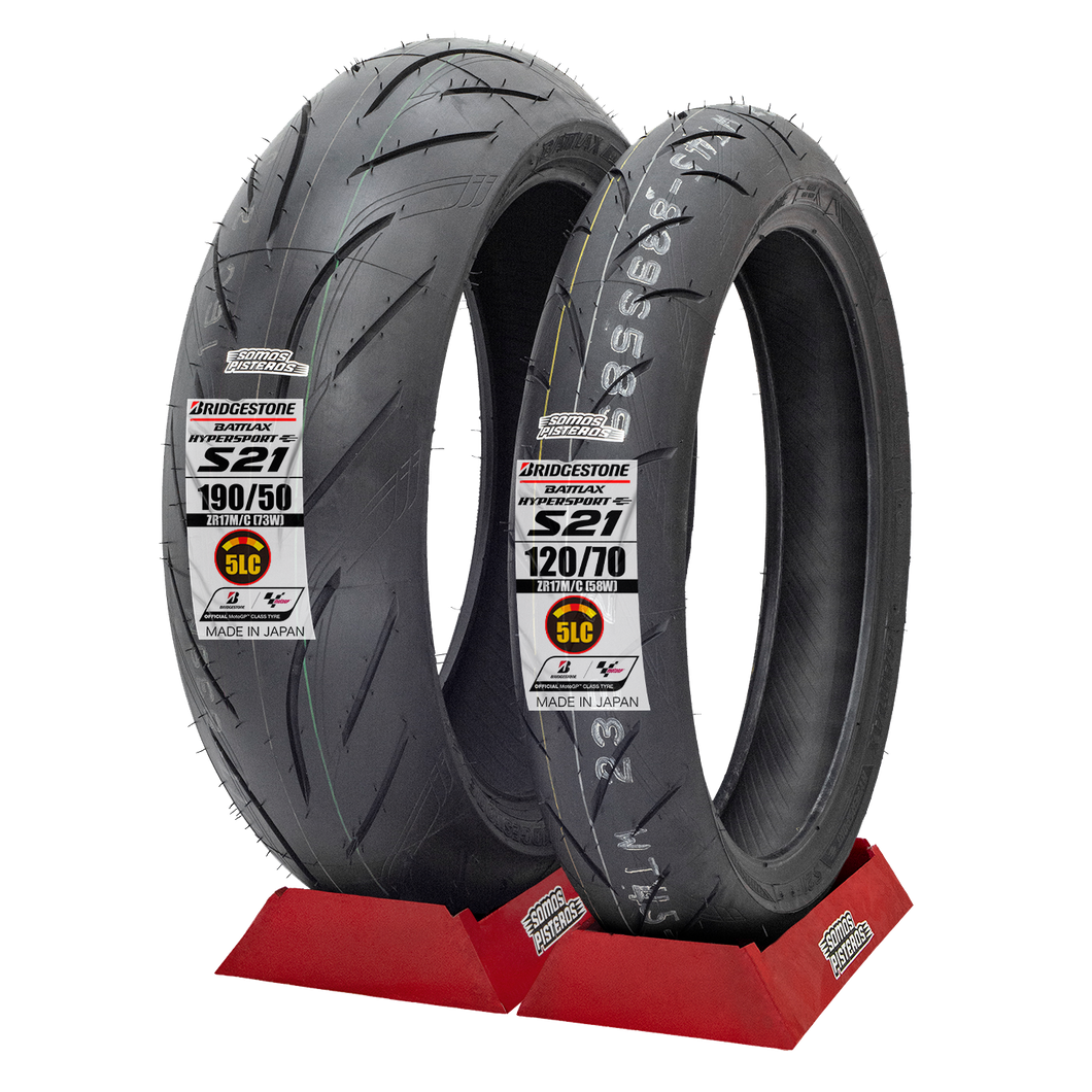 Llantas 120/70 Y 190/50 BRIDGESTONE S21 5 CAPAS GSXR 1000RR