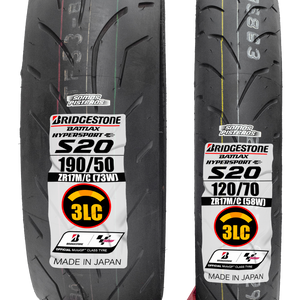 LLantas 120/70 Y 190/50 BRIDGESTONE S20 EVO 3 CAPAS GSXR R1