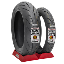 Cargar imagen en el visor de la galería, Llantas 120/70 Y 190/55 BRIDGESTON S21 5 CAPAS Panigale zx10