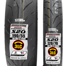 Cargar imagen en el visor de la galería, Llantas 120/70 Y 190/55 BRIDGESTON S20 EVO 3 CAPAS S1000RR
