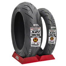 Cargar imagen en el visor de la galería, Llantas 120/70 Y 200/55 BRIDGESTONE S21 5 CAPAS s1000rr R1