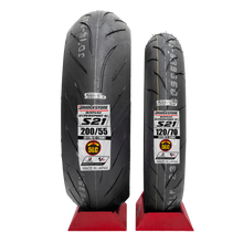 Cargar imagen en el visor de la galería, Llantas 120/70 Y 200/55 BRIDGESTONE S21 5 CAPAS s1000rr R1