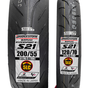 Llantas 120/70 Y 200/55 BRIDGESTONE S21 5 CAPAS s1000rr R1